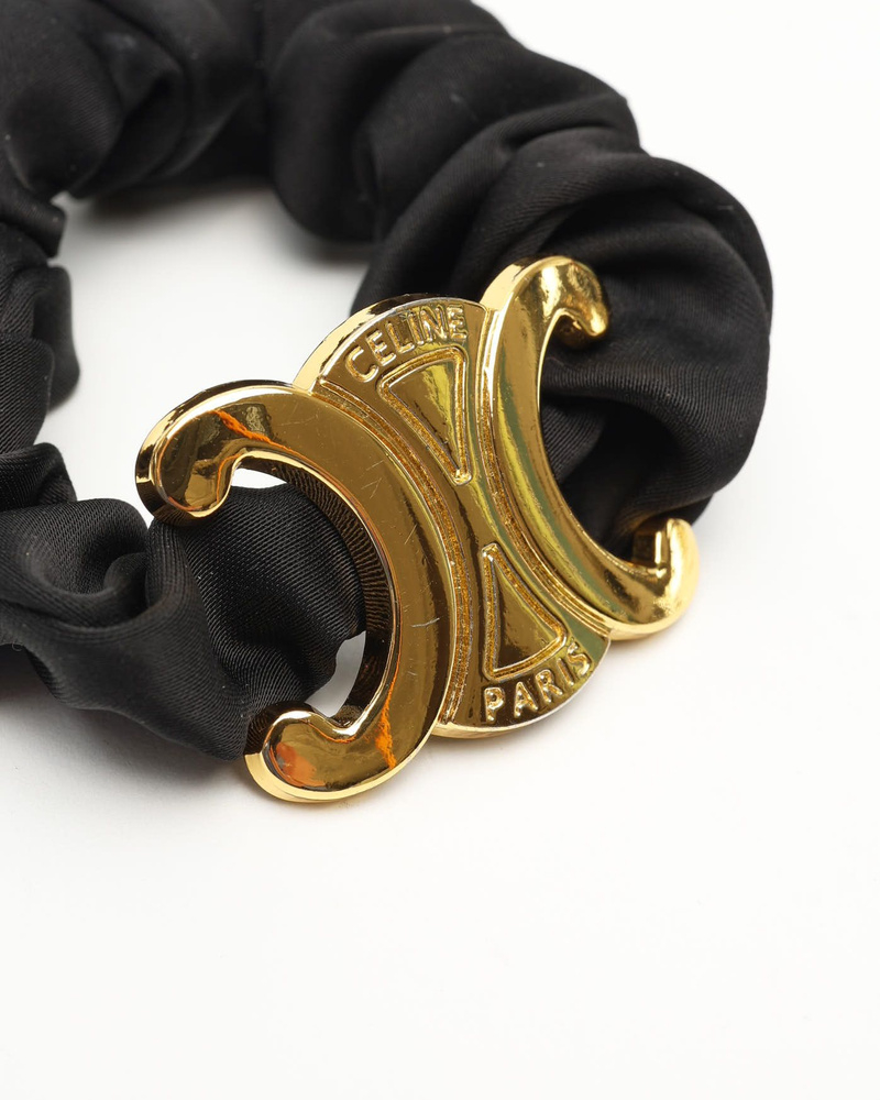 Celine Céline Triomphe Scrunchie
