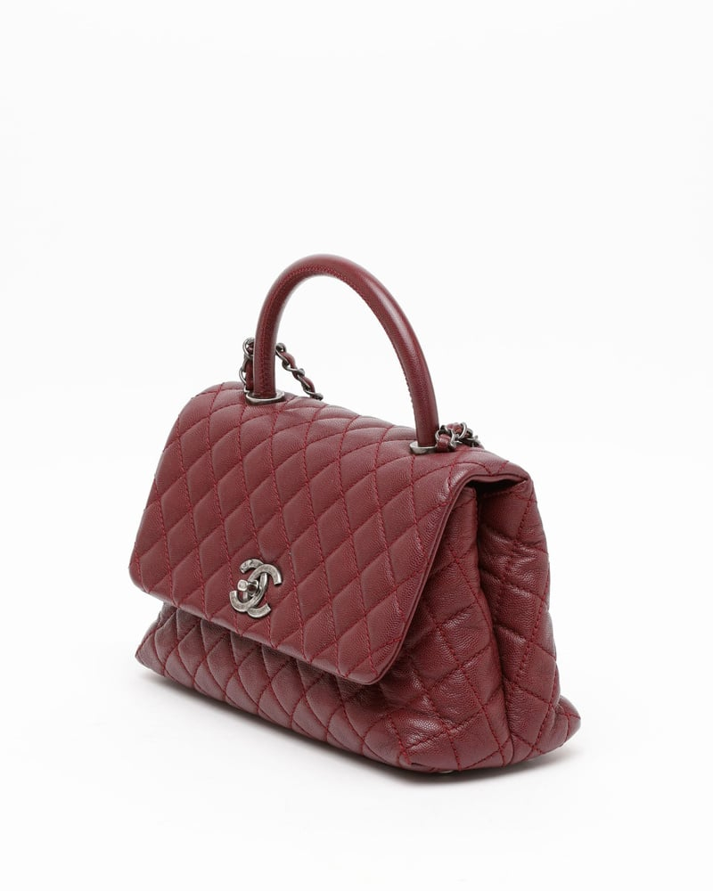 Chanel Small Caviar Top Handle Bag