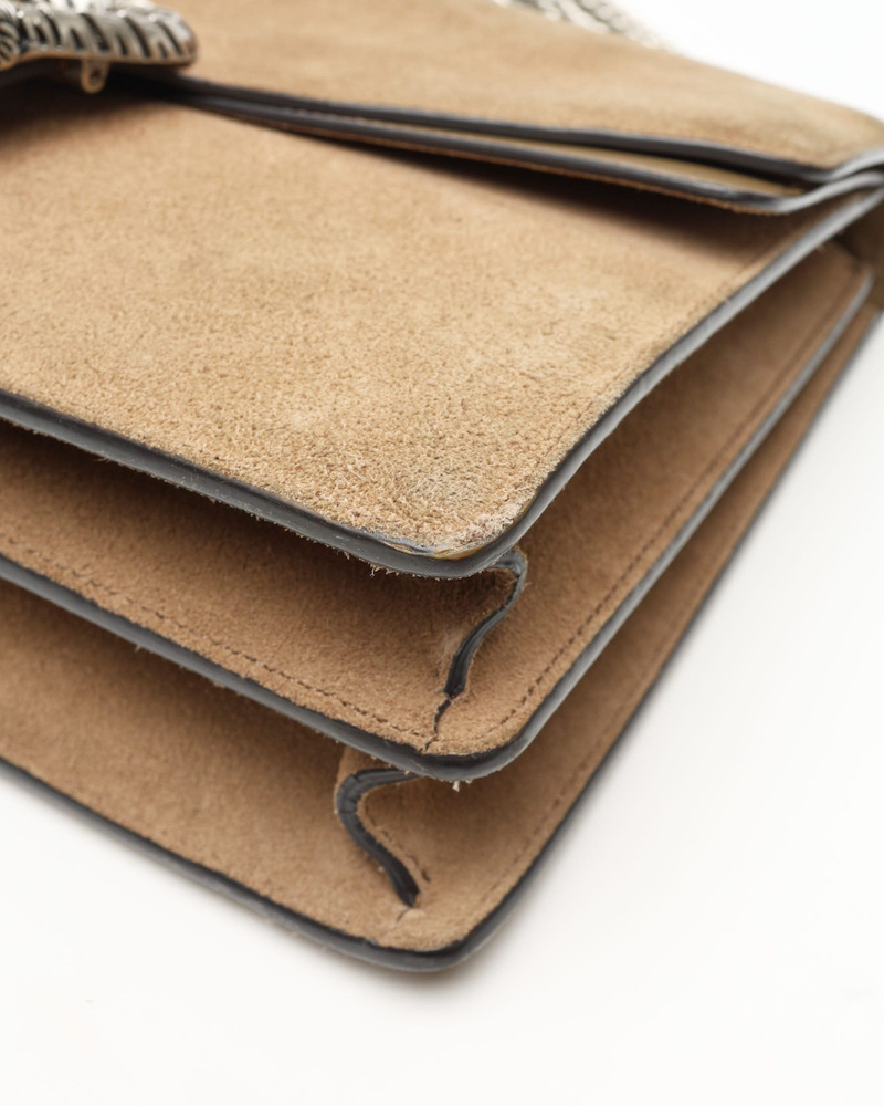 Gucci Medium Suede Dionysus Shoulder Bag