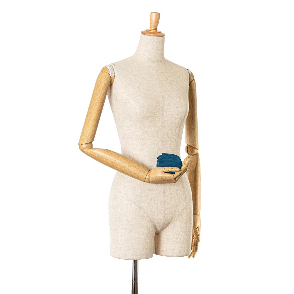 Louis Vuitton AB Louis Vuitton Blue Epi Leather Leather Epi Ecrin Bijoux Jewelry Case France