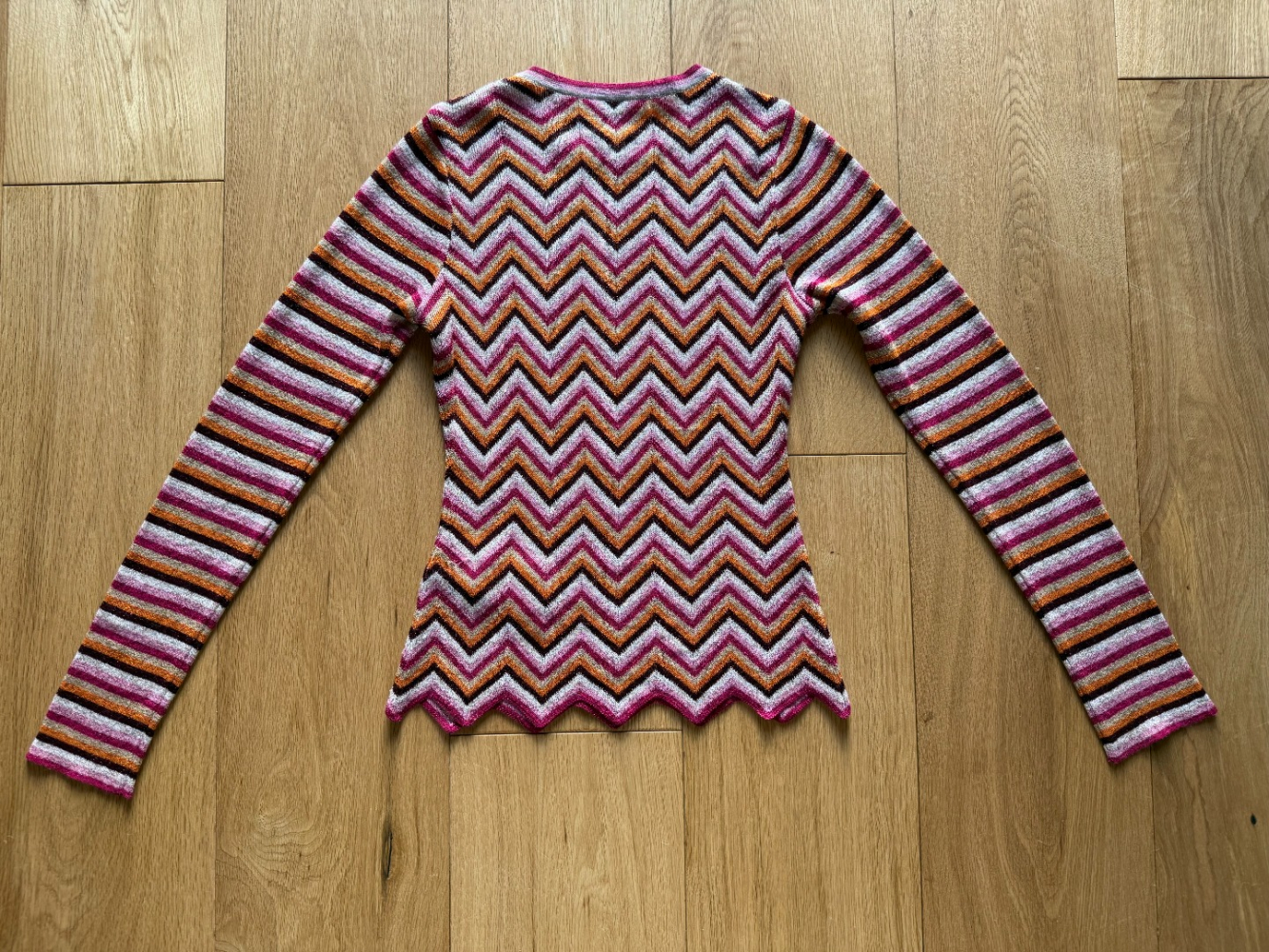 M Missoni Fun striped and zigzag top!