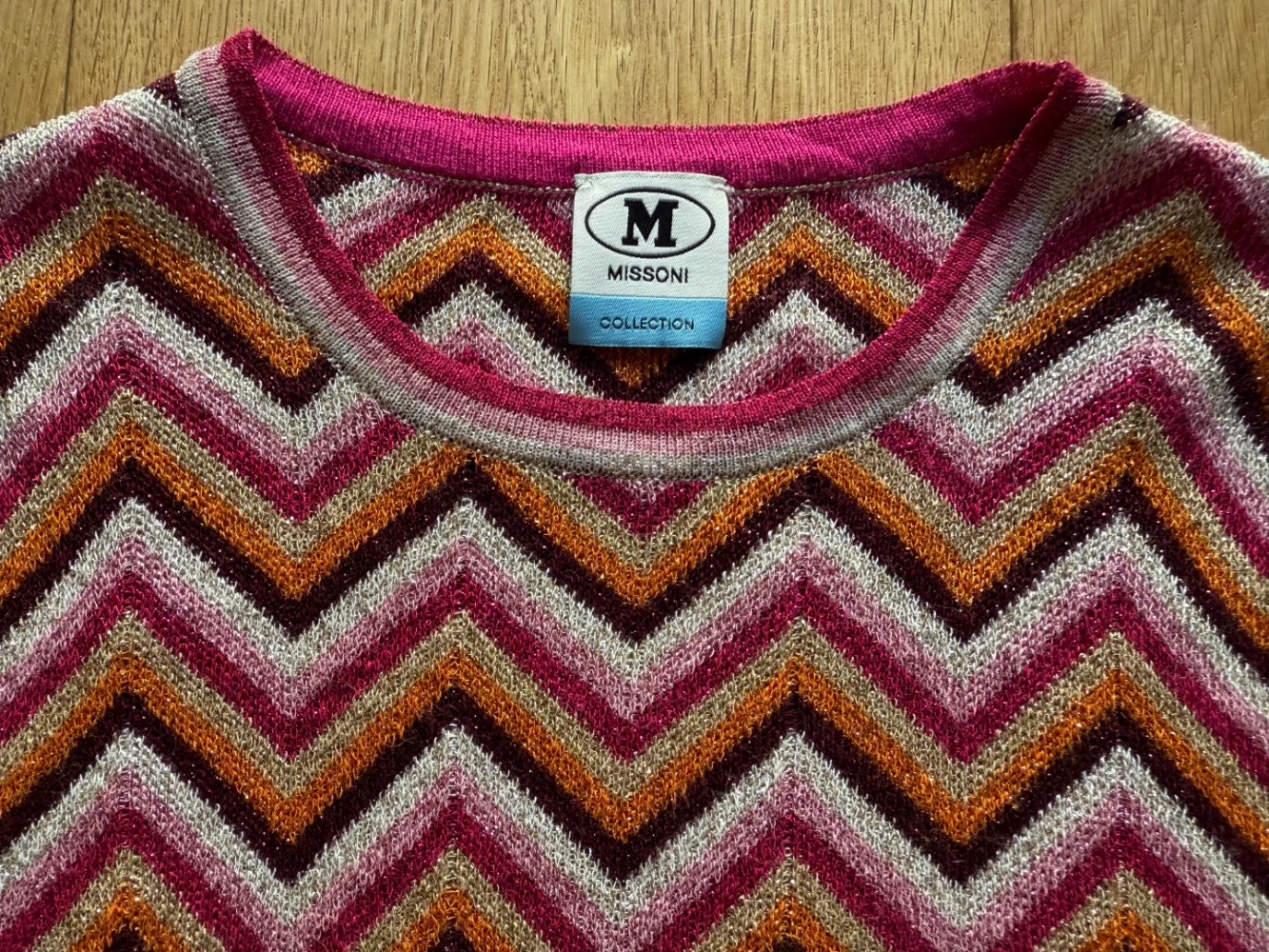 M Missoni Fun striped and zigzag top!