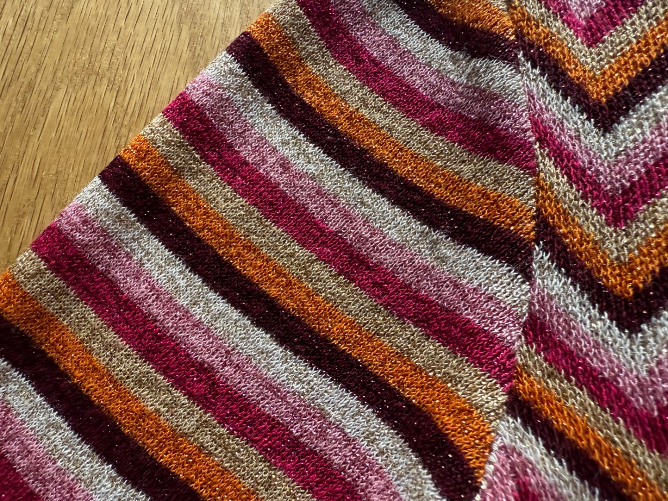 M Missoni Fun striped and zigzag top!