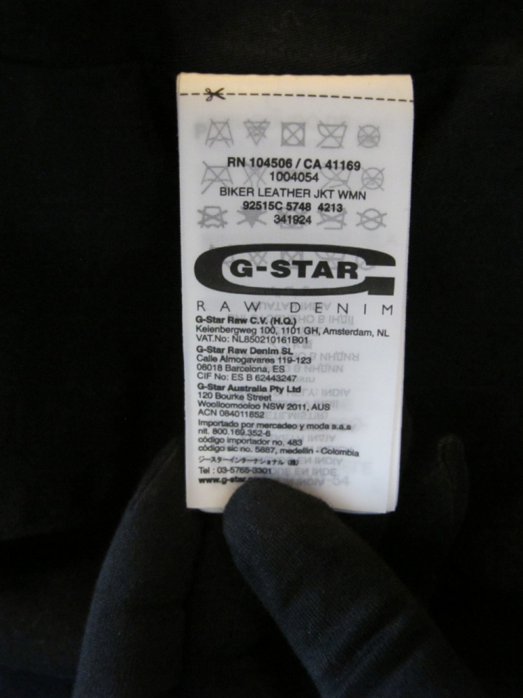 GStar Lederjacke