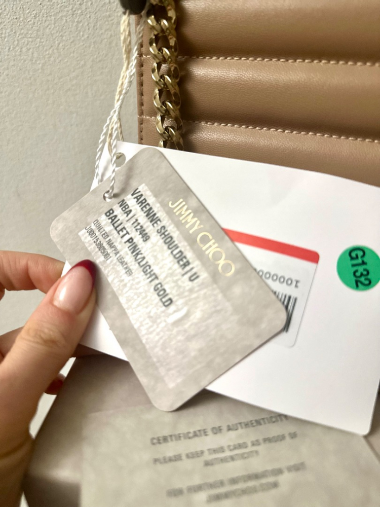 Jimmy Choo Nappa Leather bag