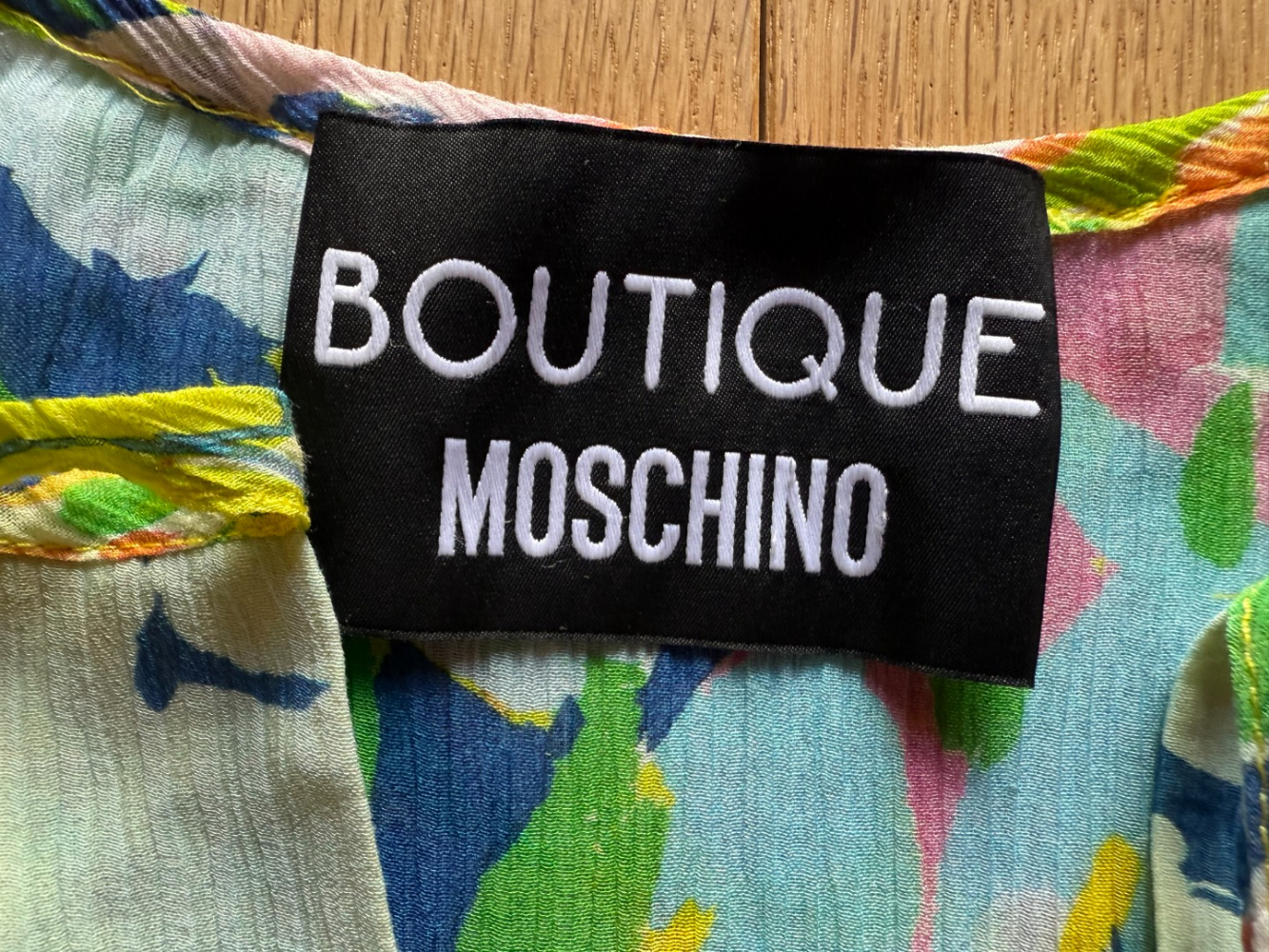 Moschino Maxikleid mit Blumenmuster