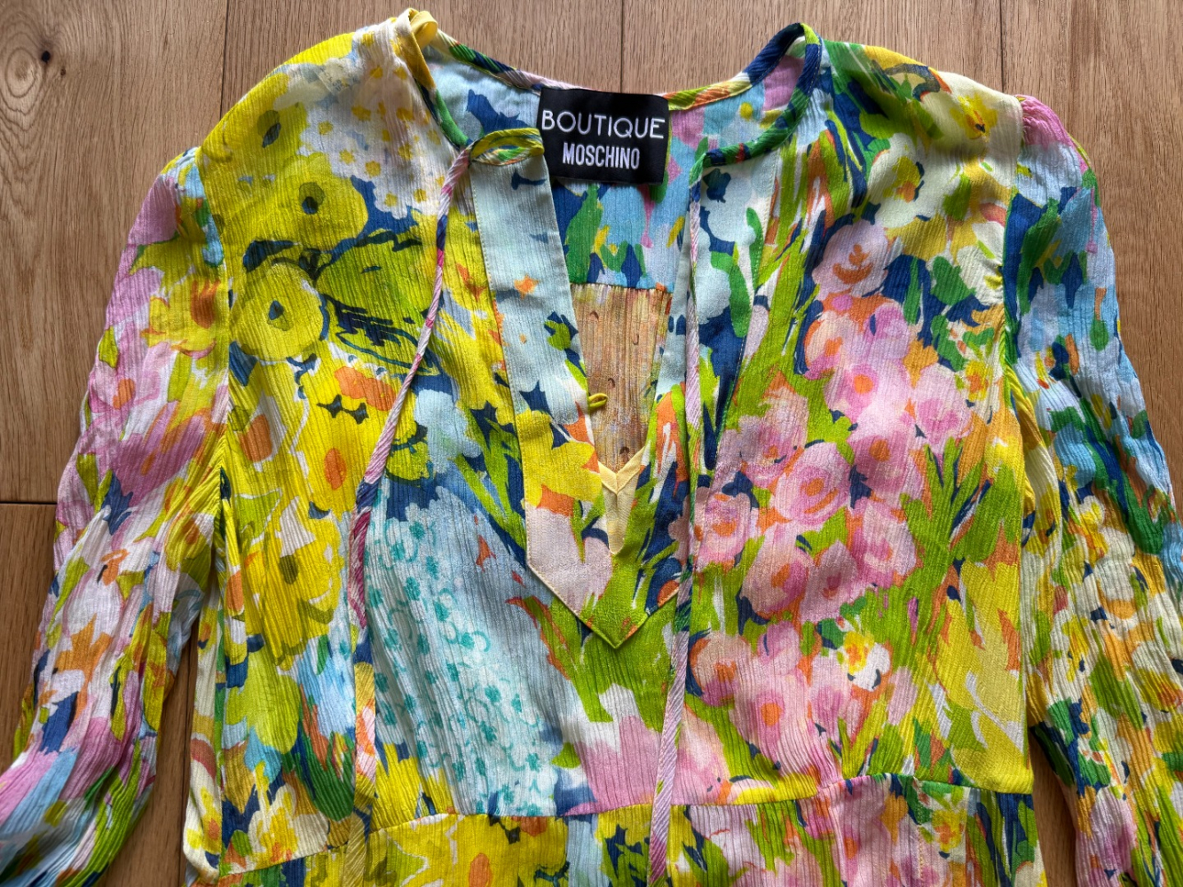 Moschino Maxikleid mit Blumenmuster