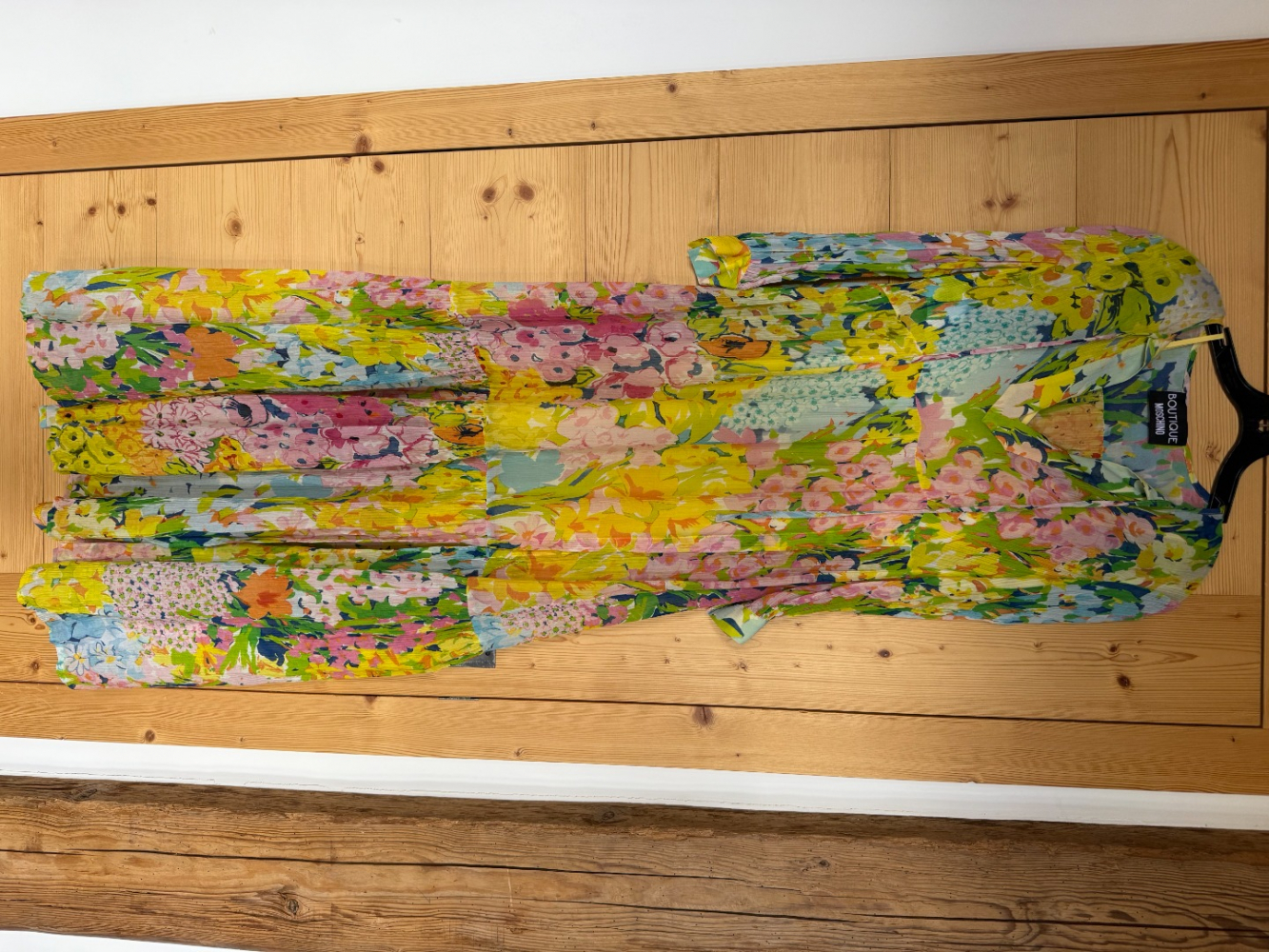 Moschino Maxikleid mit Blumenmuster