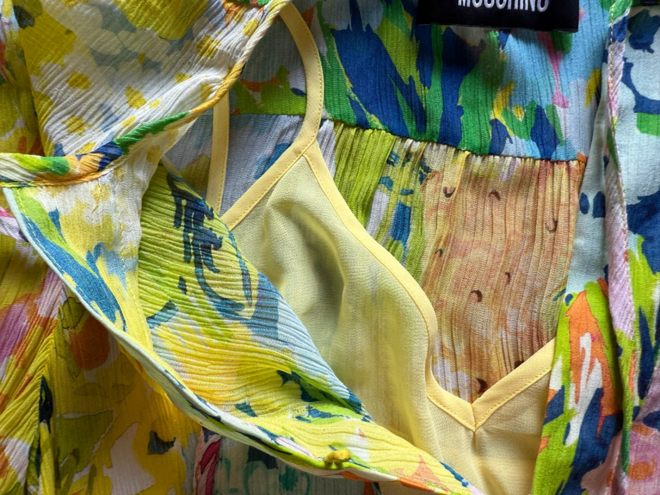 Moschino Maxikleid mit Blumenmuster