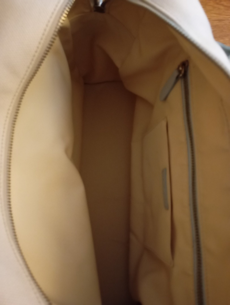 Hogan Canvas and Leather Bowling Bag