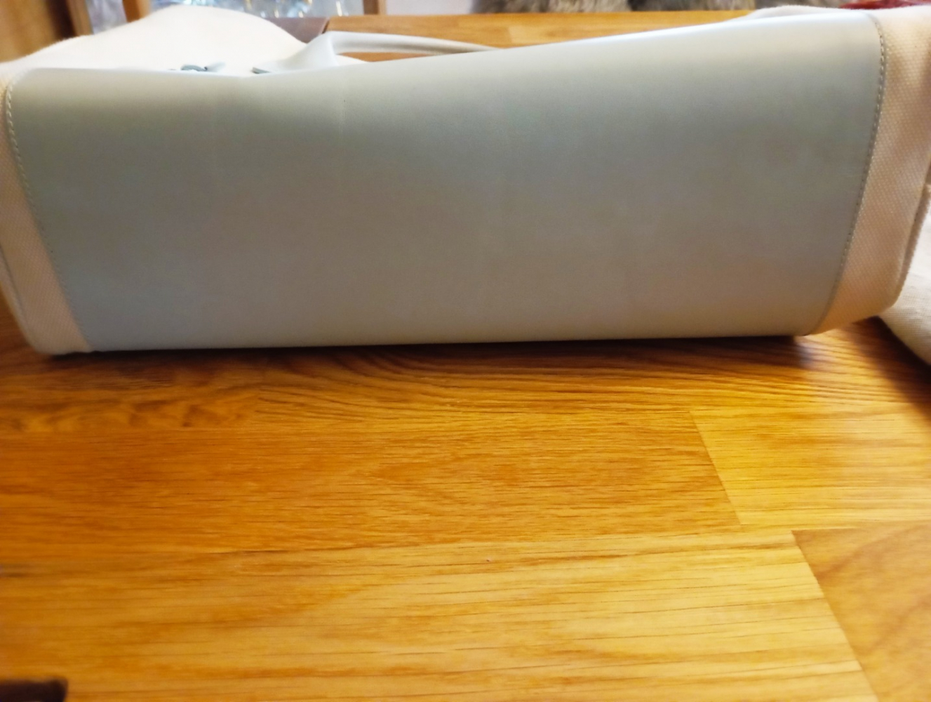 Hogan Canvas and Leather Bowling Bag