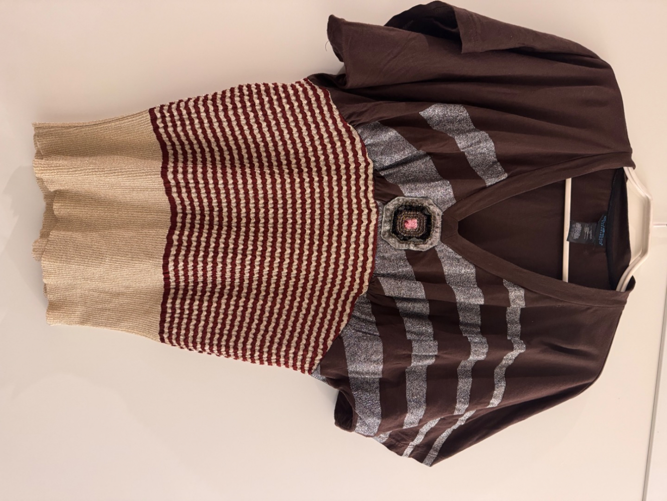 Custo Barcelona Custo Black Label Cameo Top with inserts