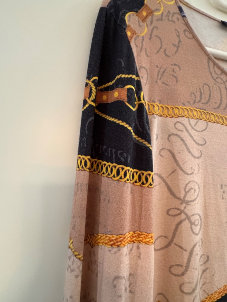 Les Copains Blue Label Multicolor Chain anco coins motif