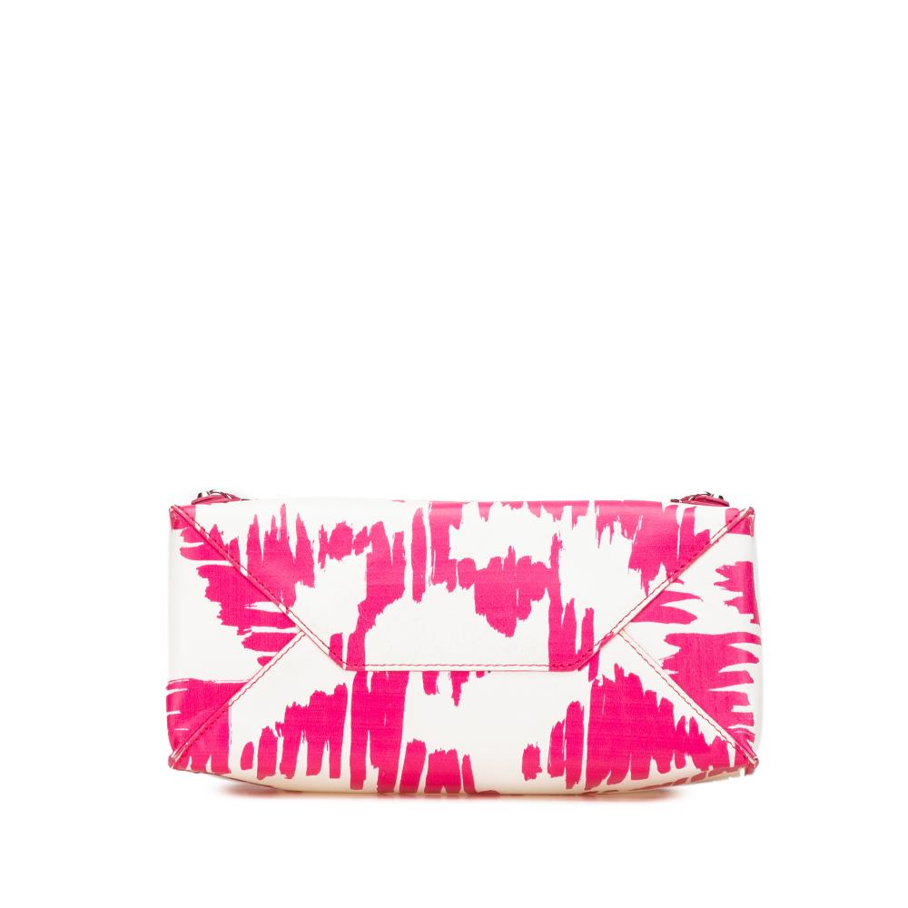 Balenciaga B Balenciaga Pink Calf Leather Mini Papier A4 Satchel Italy