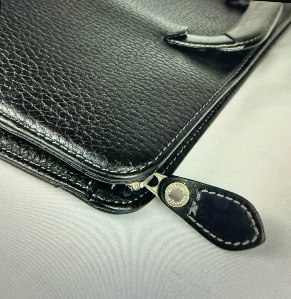 Burberry Soft Back Leather Business Bag