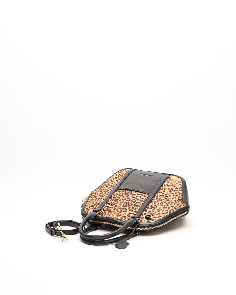 Burberry Orchard Leopard Bowling Bag