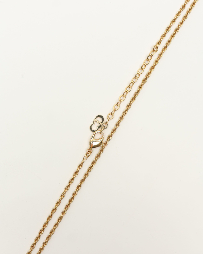 Christian Dior CD Logo Necklace