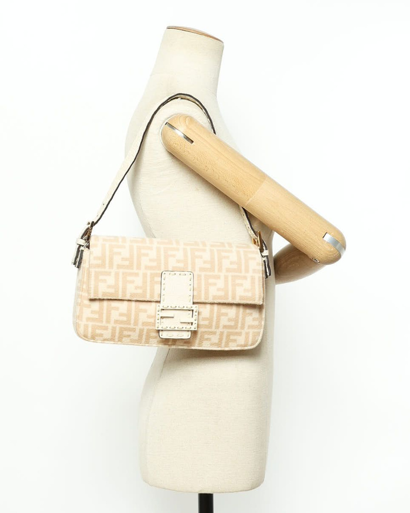 Fendi Zucca Baguette Bag