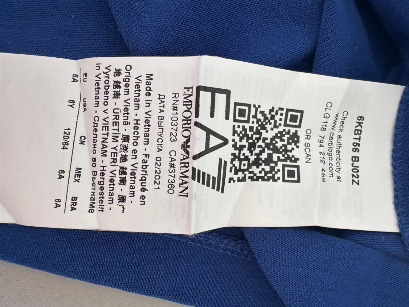 Emporio Armani Long sleeve T-Shirt