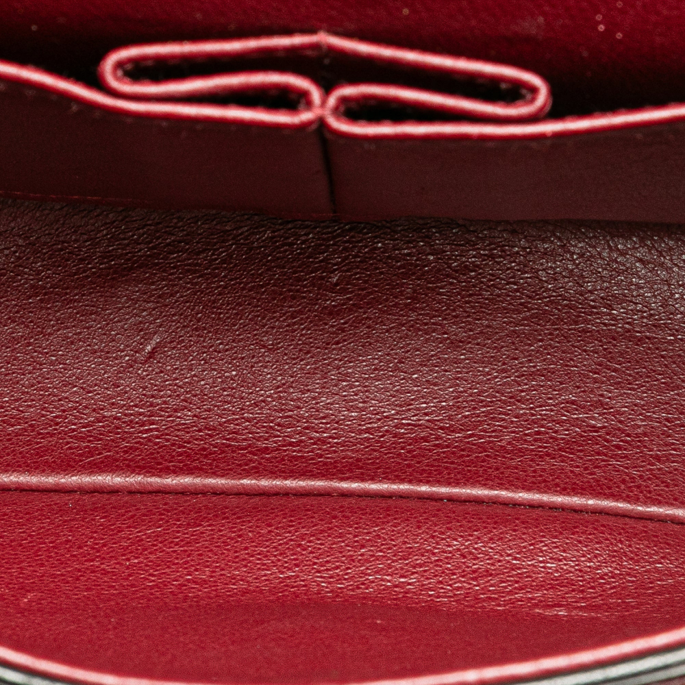 Chanel Classic Double Flap Small Matelassè Lambskin Flap Shoulder Bag Black