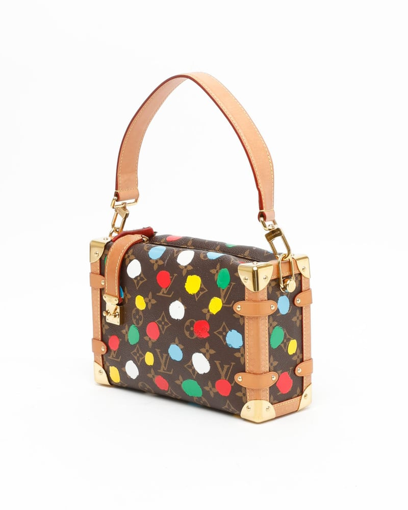 Louis Vuitton Yayoi Kusama 2023 Monogram 3D Dots Side Trunk Bag