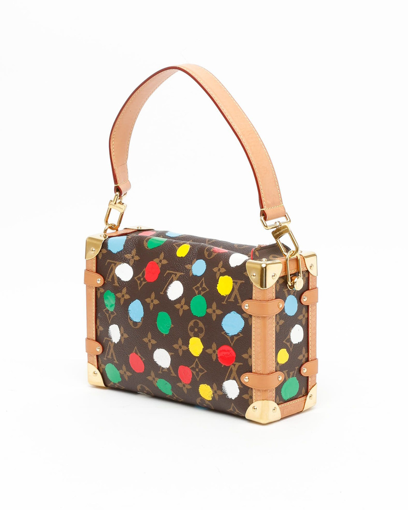Louis Vuitton Yayoi Kusama 2023 Monogram 3D Dots Side Trunk Bag