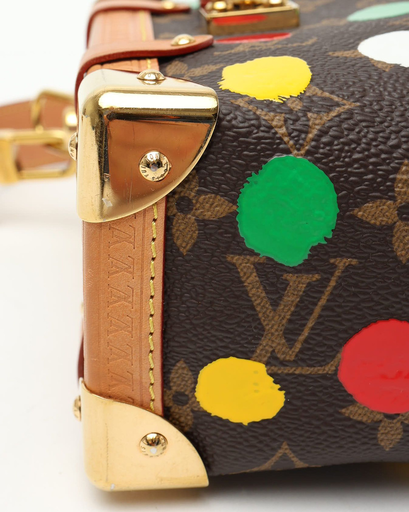 Louis Vuitton Yayoi Kusama 2023 Monogram 3D Dots Side Trunk Bag