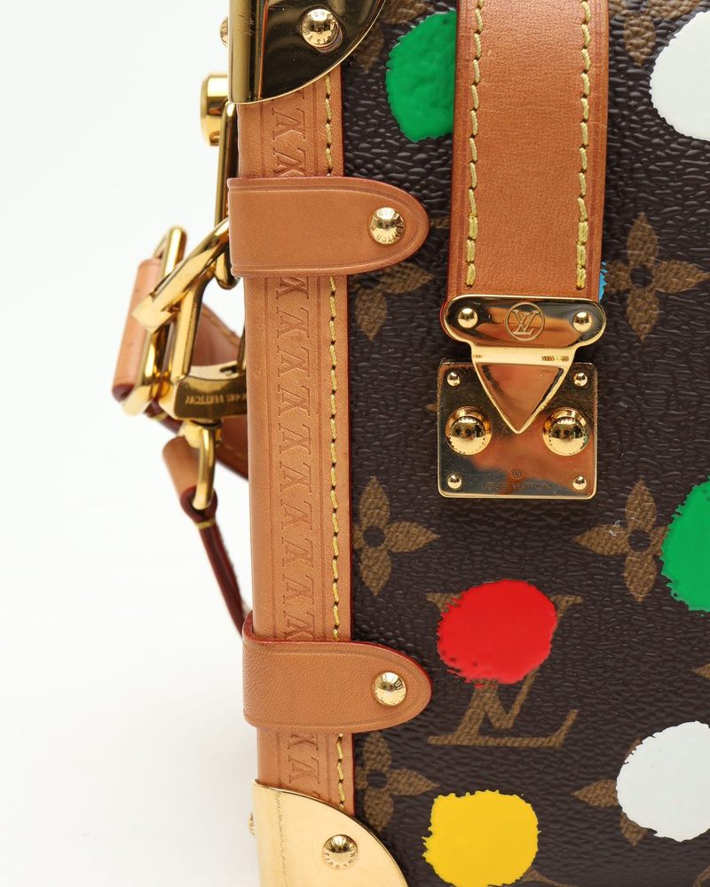 Louis Vuitton Yayoi Kusama 2023 Monogram 3D Dots Side Trunk Bag