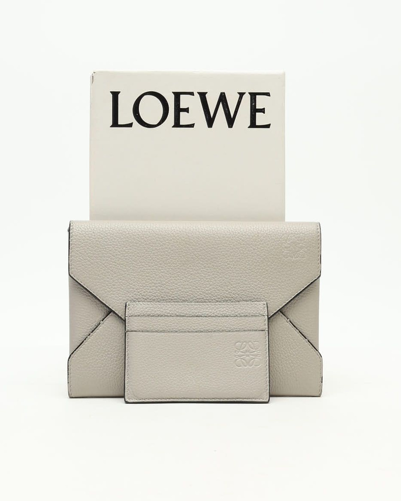 Loewe Leather Pouch With Card Holder