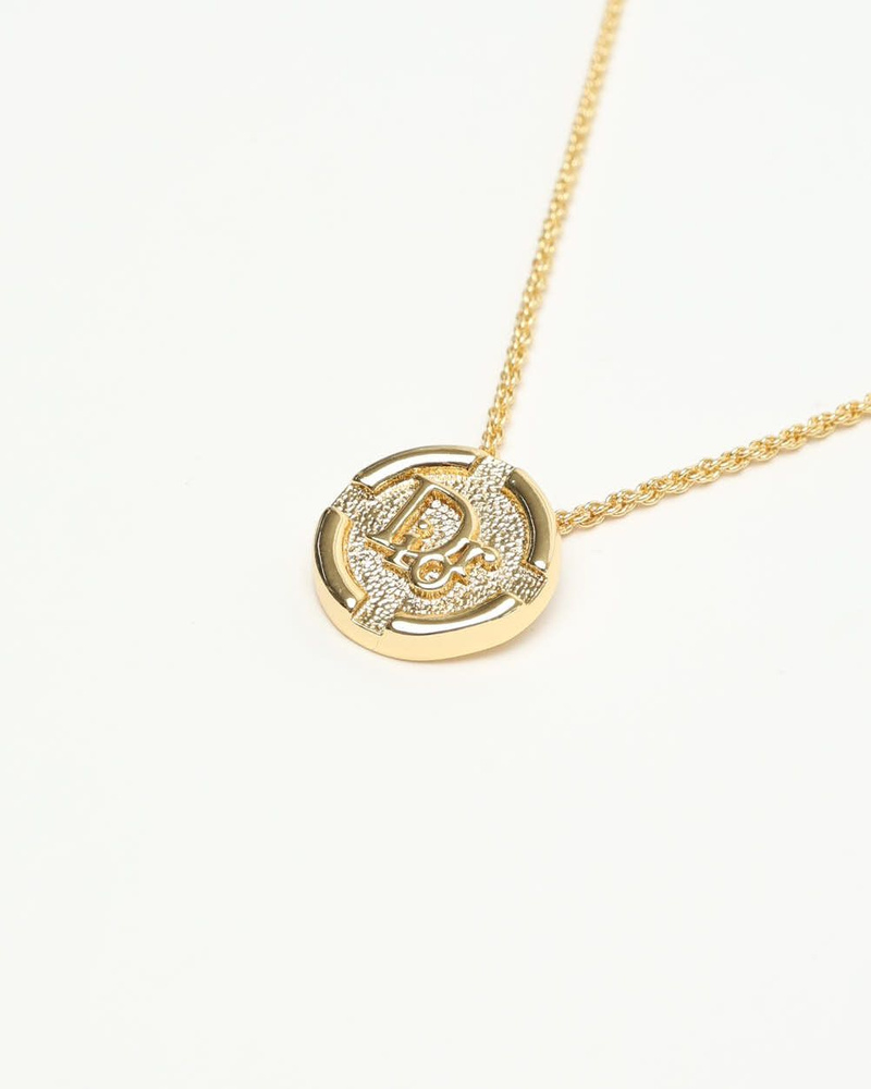Christian Dior CD Logo Necklace