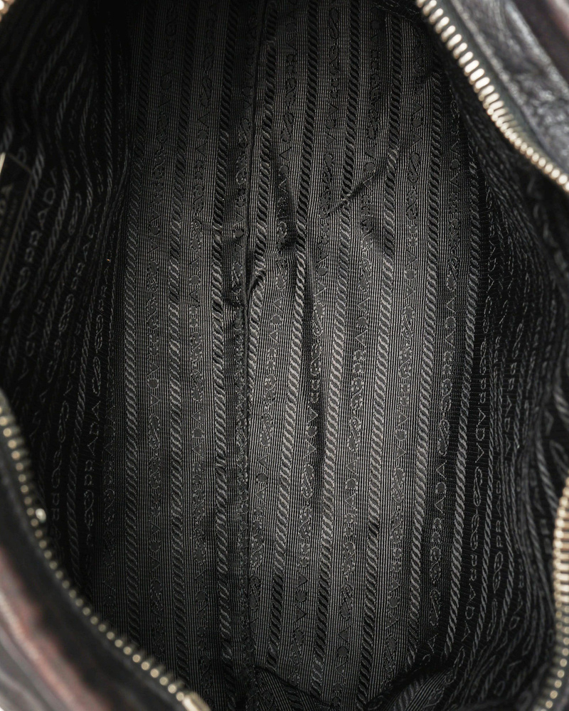 Prada Vitello Nappa Boston Bag