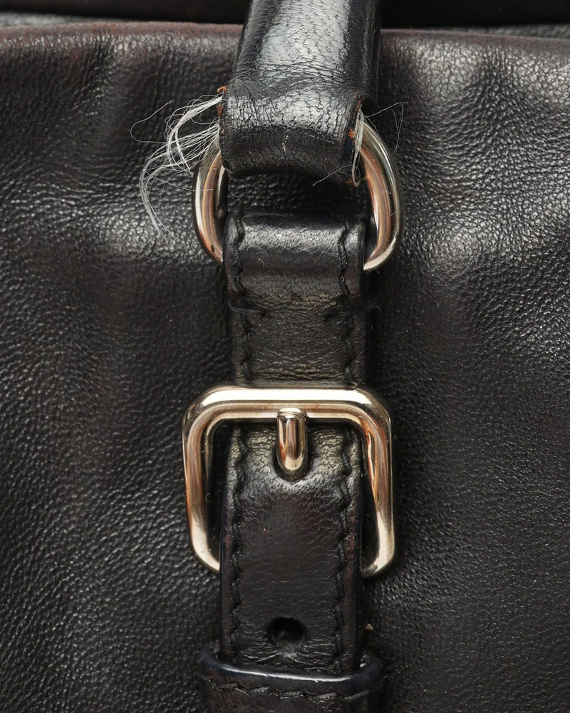 Prada Vitello Nappa Boston Bag