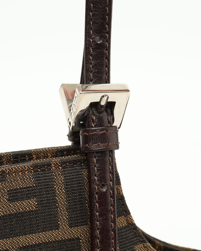 Fendi Zucca Half Moon Bag