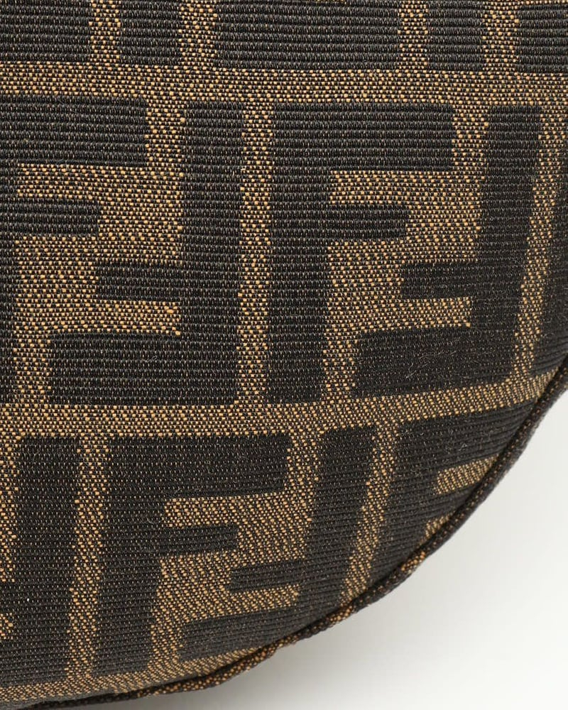 Fendi Zucca Half Moon Bag