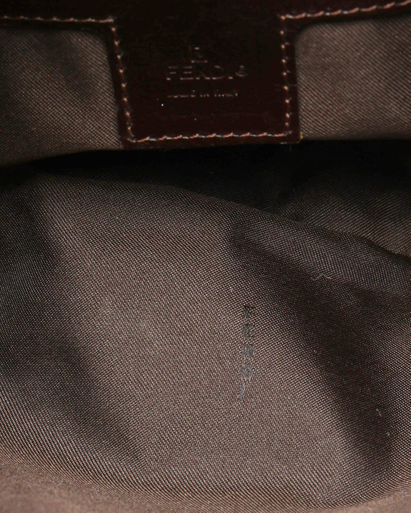 Fendi Zucca Half Moon Bag