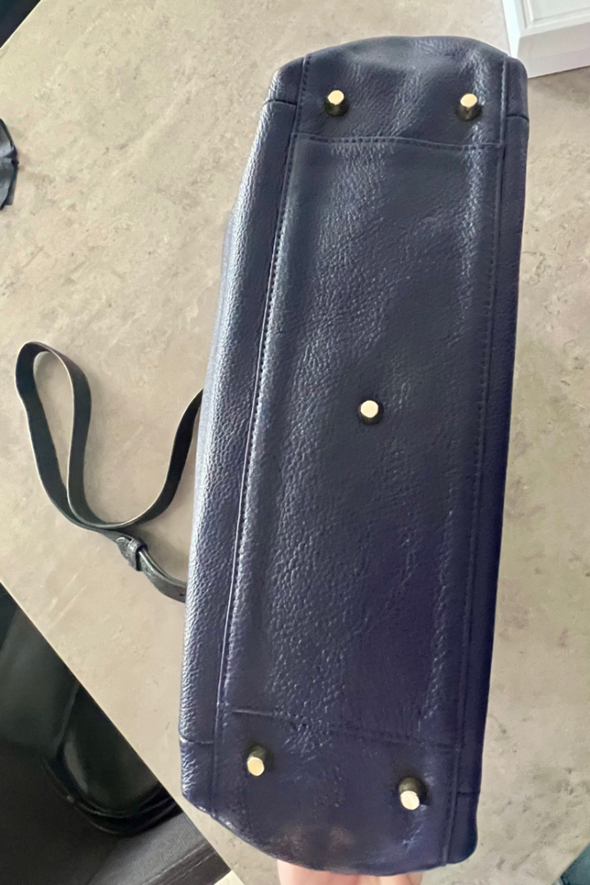 Furla Blaue und schwarze Handtasche