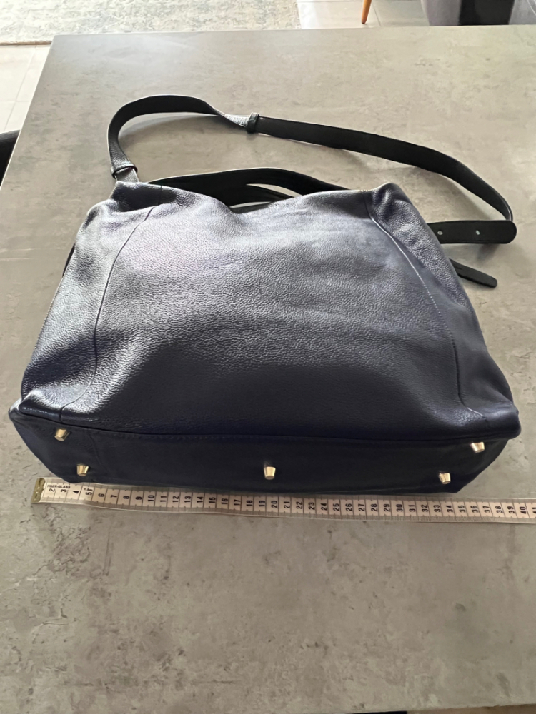 Furla Blaue und schwarze Handtasche