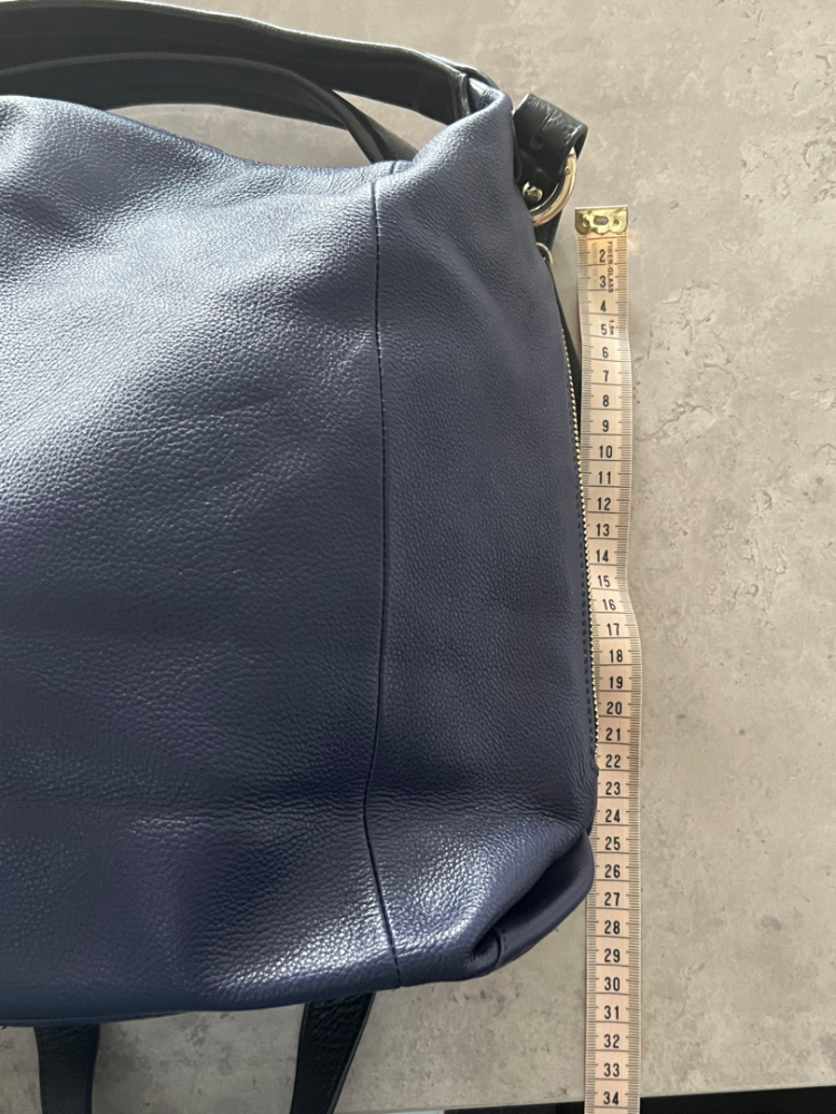 Furla Blaue und schwarze Handtasche