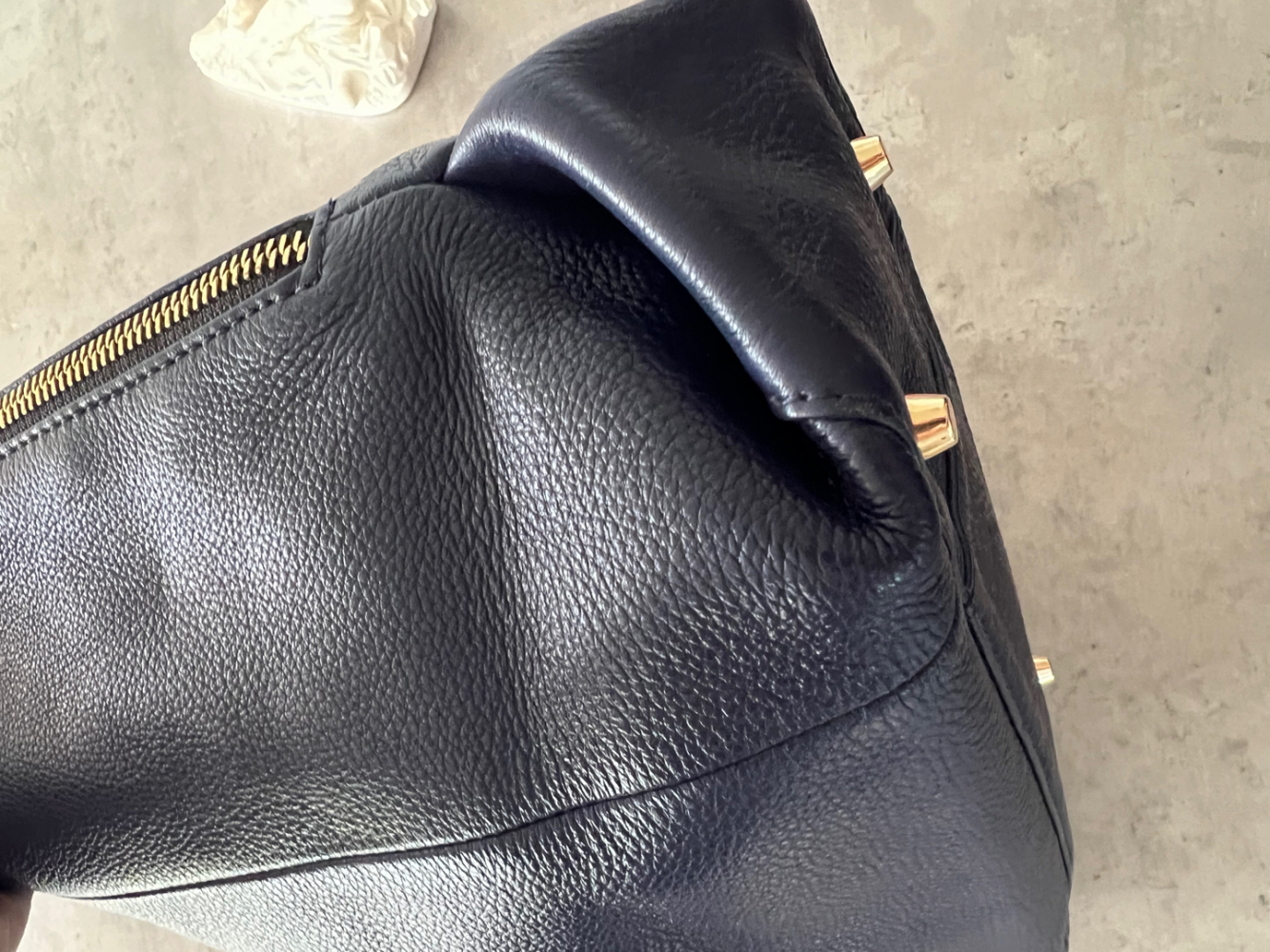 Furla Blaue und schwarze Handtasche