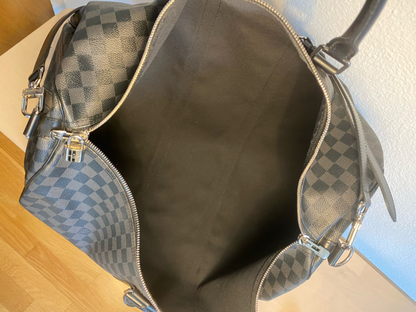 Louis Vuitton Keepall Bandoulière 55 Damier Graphite