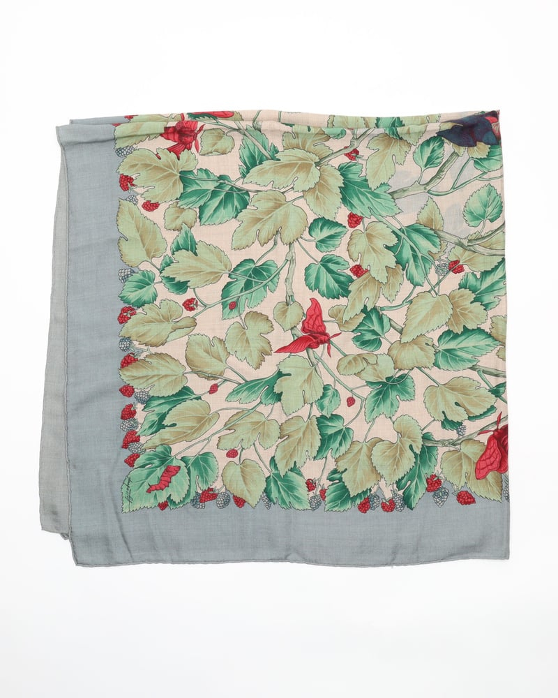 Hermès Carré Géant l'ARBRE de SOiE Cashmere Silk Scarf