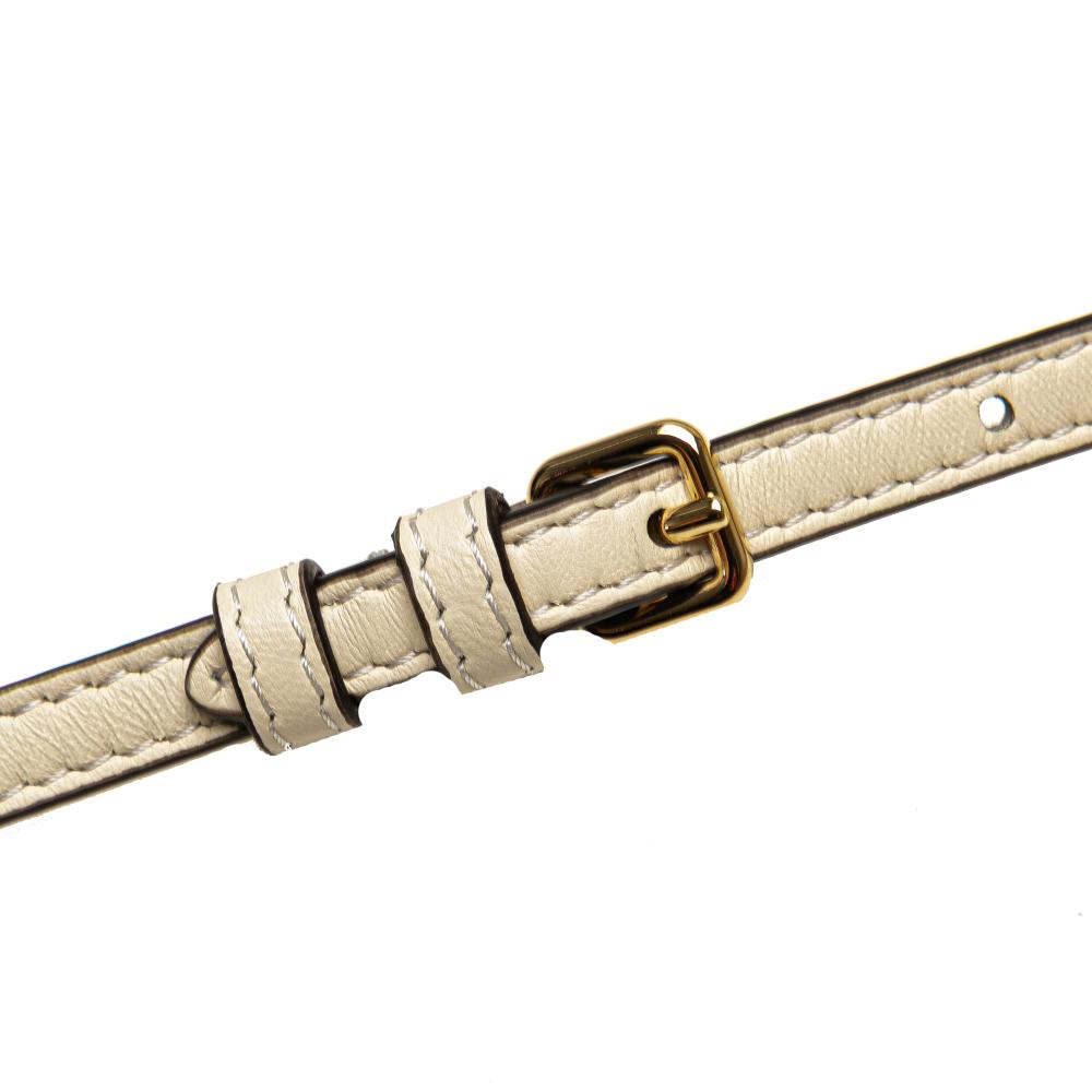 Fendi B Fendi Brown Light Beige Knit Fabric Small Fendi First Crossbody Italy