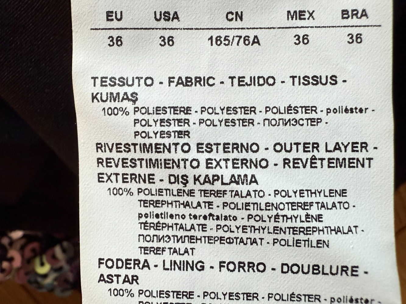 Emporio Armani Glittery pastel sequin minidress!