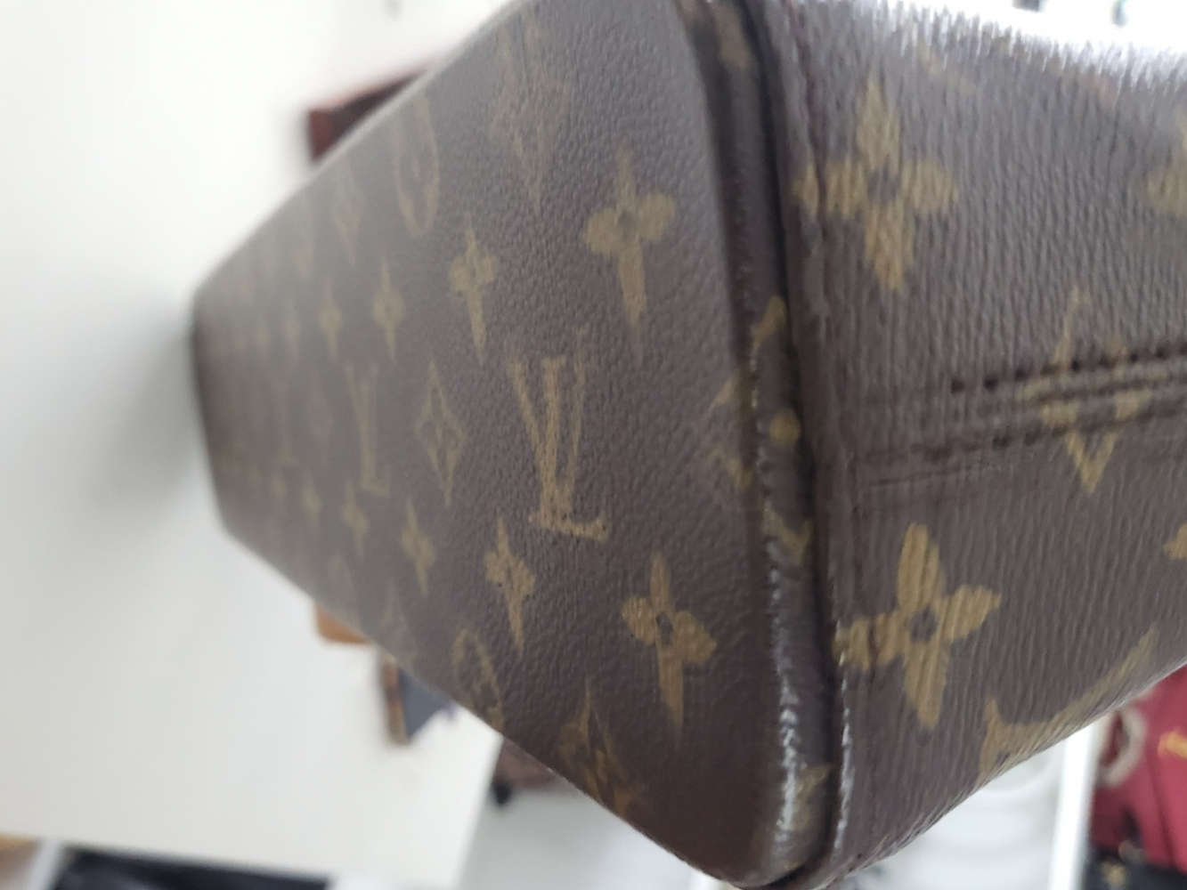 Louis Vuitton B Louis Vuitton Brown Monogram Canvas Canvas Monogram Luco Spain