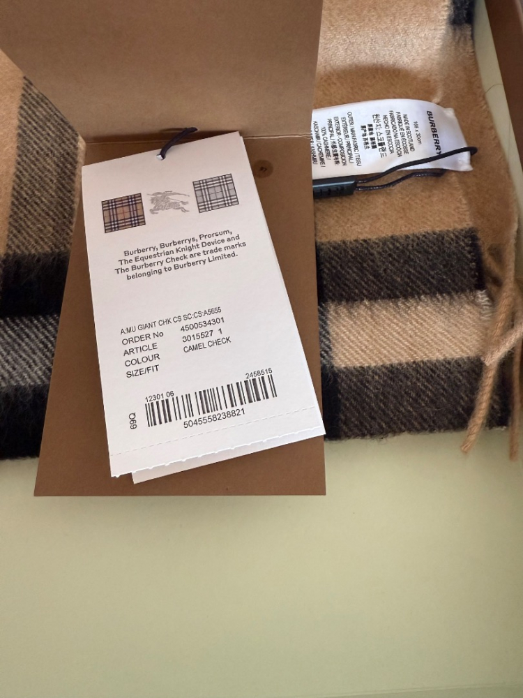 Burberry Karo-Kaschmirschal