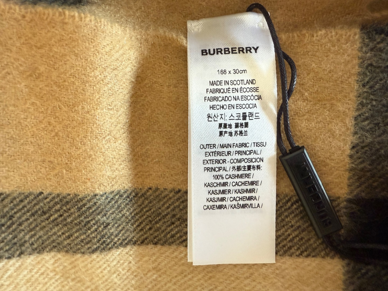 Burberry Karo-Kaschmirschal