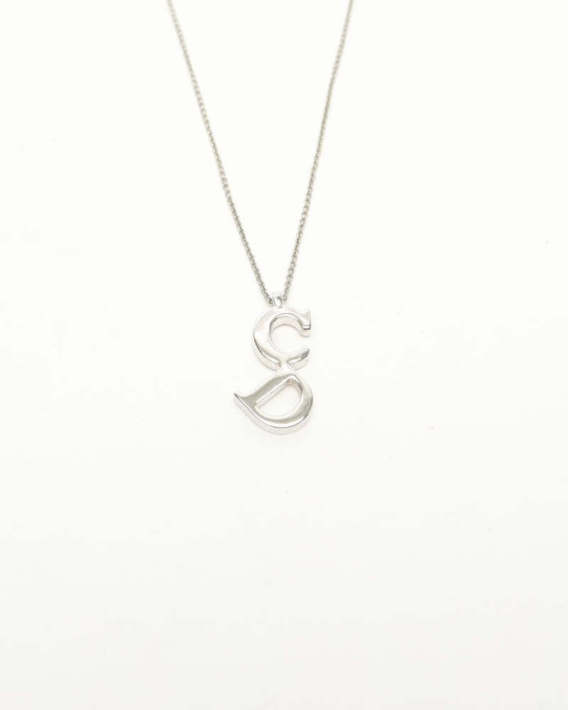 Christian Dior CD Logo Necklace