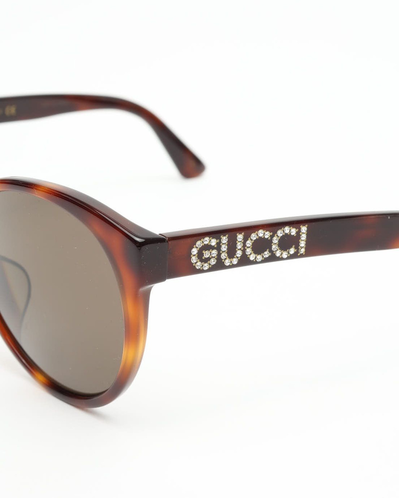 Gucci Rhinestone Side Logo Sunglasses
