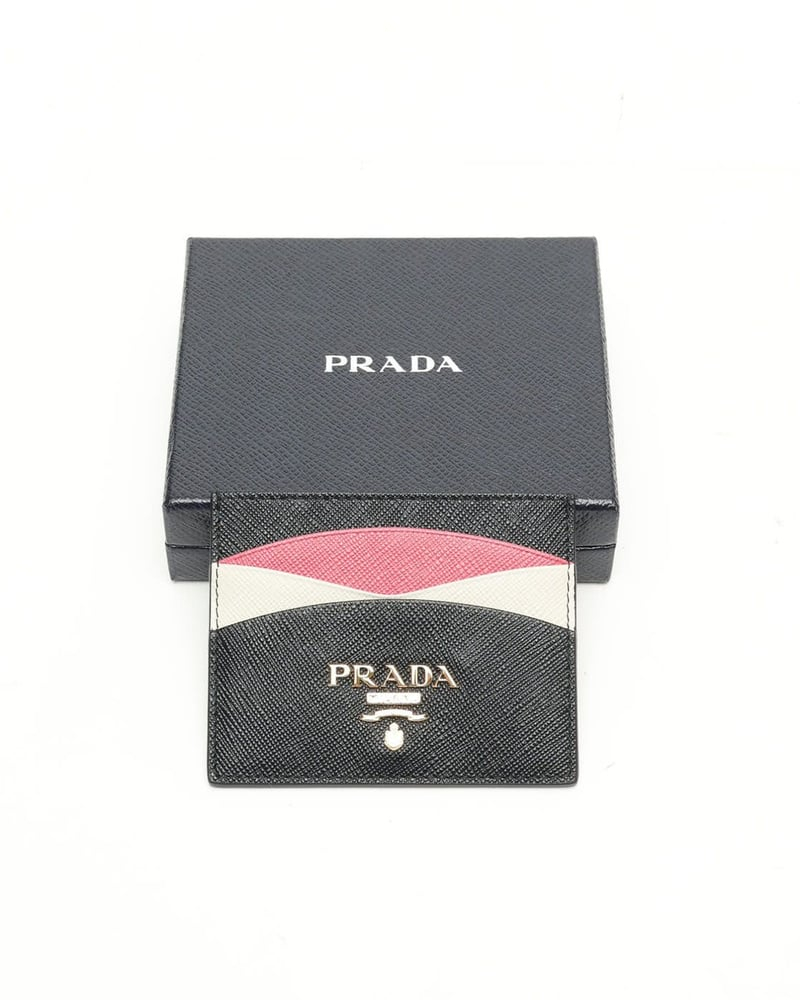 Prada Saffiano Leather Card Holder