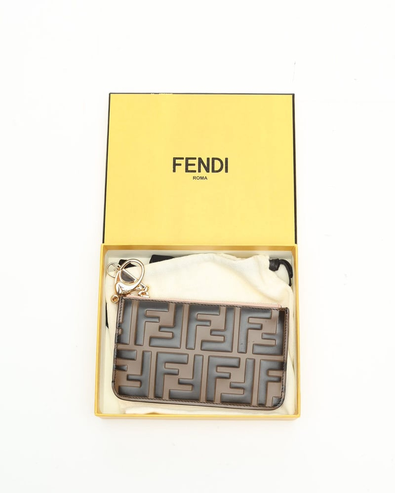 Fendi Leather Card Holder